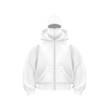 Double Hood Fleece-Lined Sweater